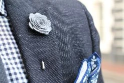 Warren Asher Boutonnière Rose Grise 9 Warren Asher Boutonnière Rose Grise -Boutique Trendhim img 2381