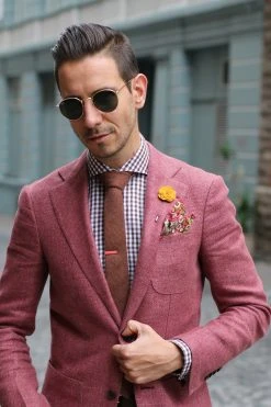 Warren Asher Boutonnière Rose Orange -Boutique Trendhim img 2684 1 2