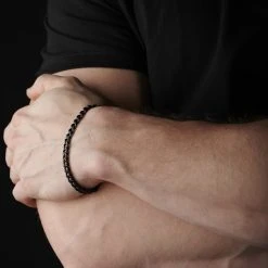 Lucleon Gourmette à Mailles Noires De 6 Mm -Boutique Trendhim jwm megashoot brace 1 15081 1