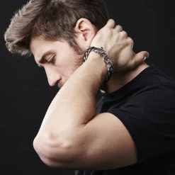 Fort Tempus Bracelet Double Dragon En Cuir Et En Acier -Boutique Trendhim jwm megashoot brace 2 14286 1