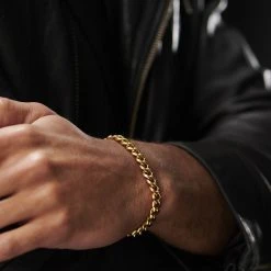 Lucleon Gourmette Dorée 8 Mm 9 Lucleon Gourmette Dorée 8 Mm -Boutique Trendhim jwm megashoot bracelets 15100 1