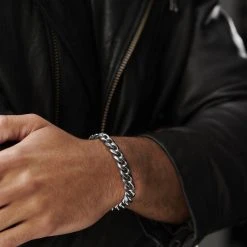 Lucleon Gourmette Argentée - 10 Mm -Boutique Trendhim jwm megashoot bracelets 15116 1.2