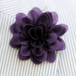 Warren Asher Broche Pour Homme à Fleur Violet Foncé -Boutique Trendhim m rkelilla reversblomst