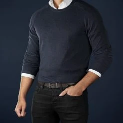 BSWK Ceinture Moderne En Cuir Noir -Boutique Trendhim rel megashoot belts 12170 3new1