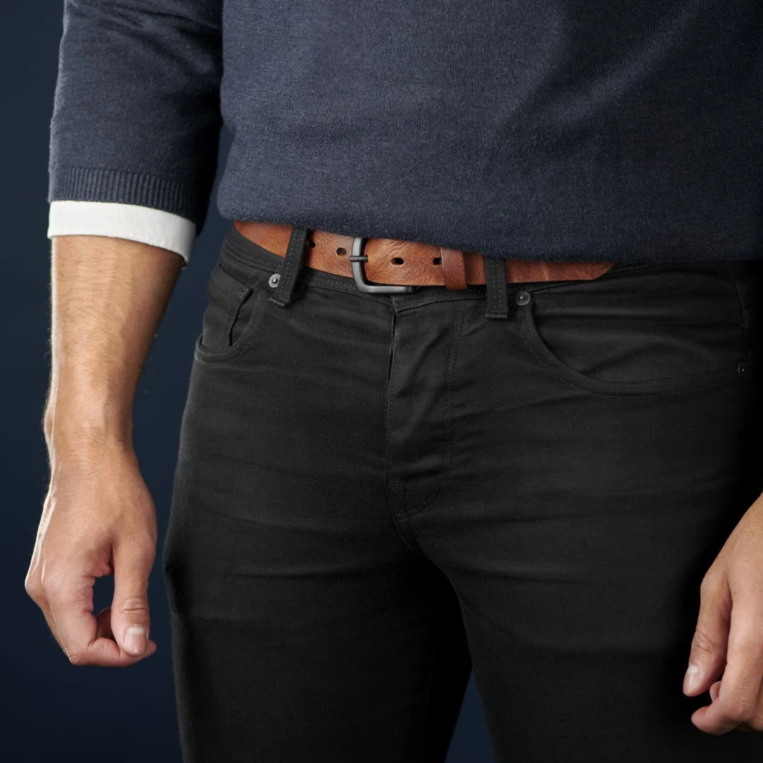 BSWK Ceinture Marron Foncé - Style Décontracté 5 BSWK Ceinture Marron Foncé - Style Décontracté – Image 5