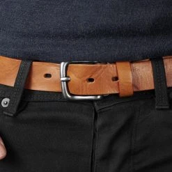 BSWK Ceinture En Cuir Cognac Au Look Vintage -Boutique Trendhim rel megashoot belts 12232 1 bm