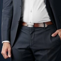 BSWK Ceinture En Cuir Marron à Boucle Massive -Boutique Trendhim rel megashoot belts 18249 2