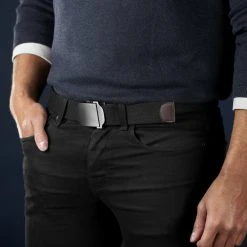 Collin Rowe Ceinture En Toile Noire -Boutique Trendhim rel megashoot belts 7518 2