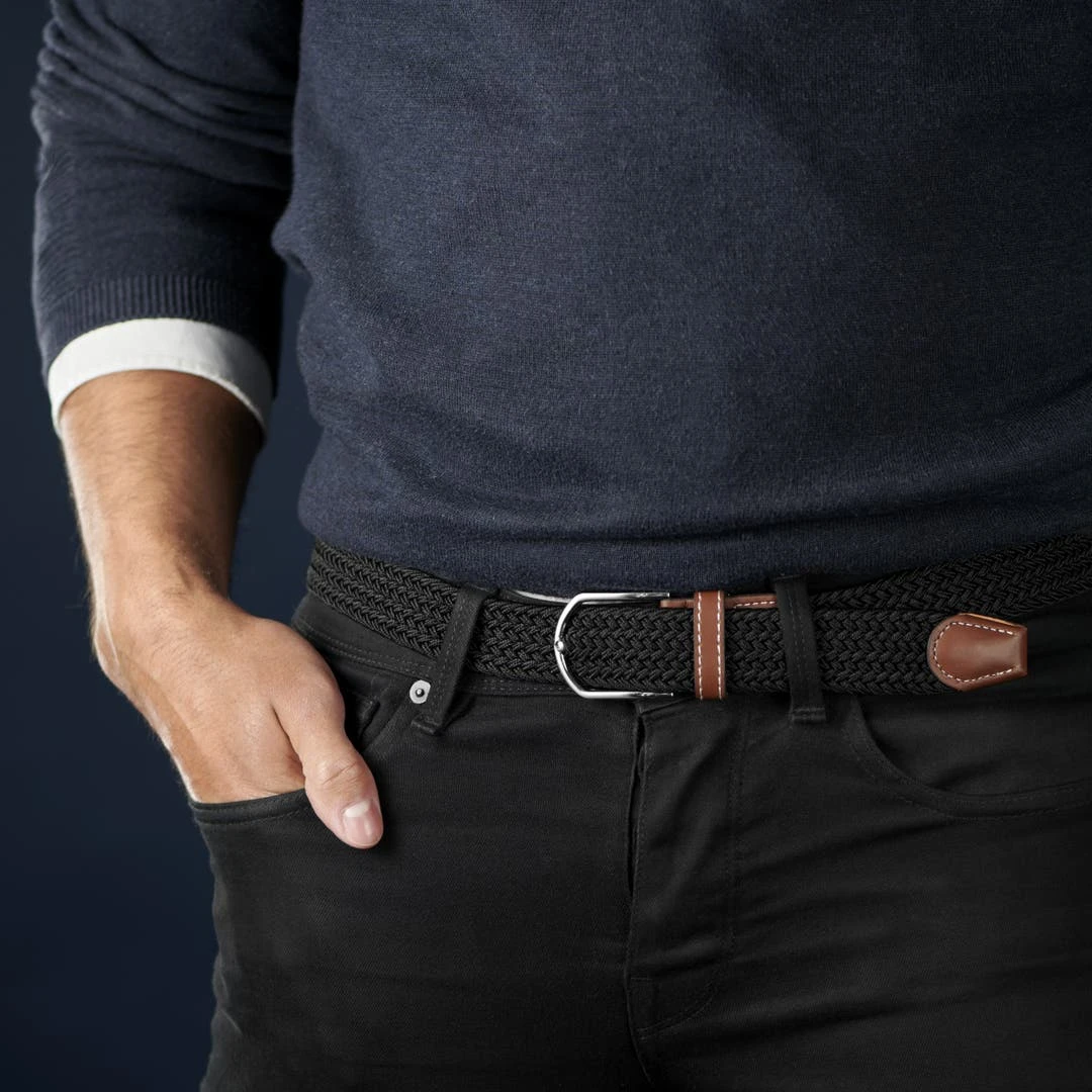 Collin Rowe Ceinture Noire élastique 3 Collin Rowe Ceinture Noire élastique – Image 3