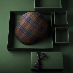 Fawler Casquette Plate En Laine Brune Fido Country -Boutique Trendhim rel xm20 ig green flat cap 21903