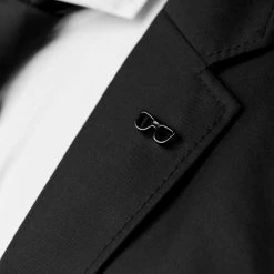 Warren Asher Broche Noire "Le Geek" -Boutique Trendhim rel megashoot lapel pins 11457 1
