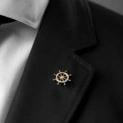 Warren Asher Épinglette "La Barre" Dorée -Boutique Trendhim rel megashoot lapel pins 13637 1