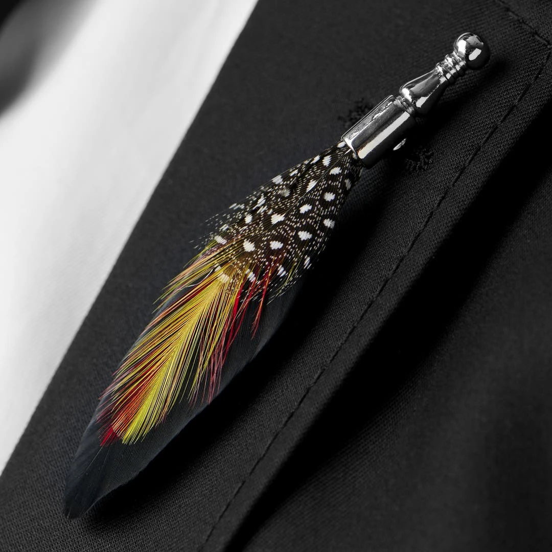 Warren Asher Broche "La Plume" Tribale 6 Warren Asher Broche "La Plume" Tribale – Image 6