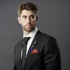 Warren Asher Épinglette "La Plume" Bleue -Boutique Trendhim rel megashoot lapel pins 13647 41