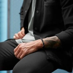 Lucleon Bracelet En Métal Tressé Noire Corwin Amager - 10 Mm -Boutique Trendhim rst acpa collectionpage black 23149 bjarkejohansen 2