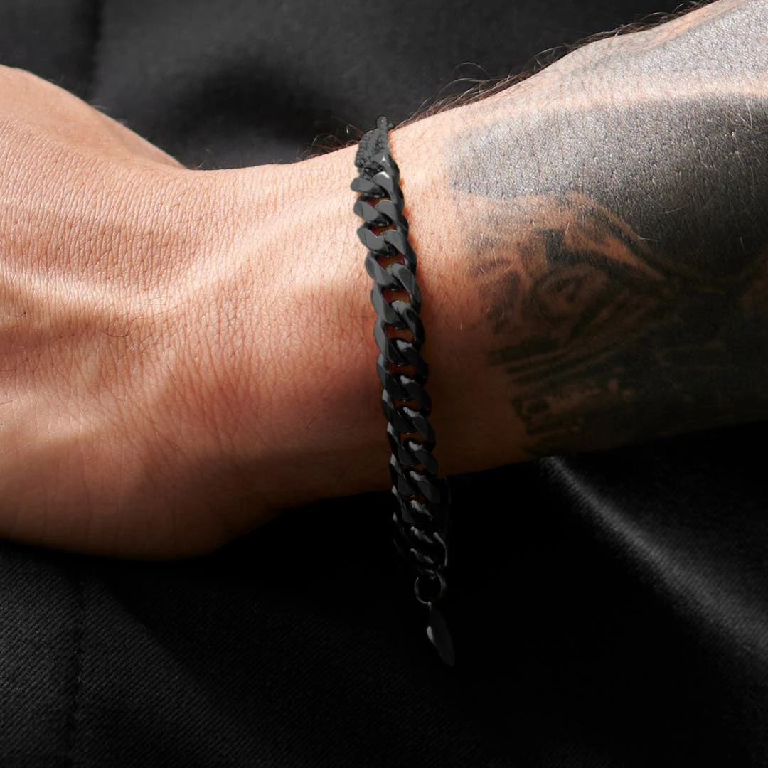 Lucleon Bracelet Couleur Gris Gunmetal Carlos Amager à Double Maille Gourmette 6 Lucleon Bracelet Couleur Gris Gunmetal Carlos Amager à Double Maille Gourmette – Image 6