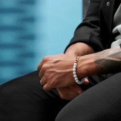 Lucleon Chaîne Gourmette Dorée Et Bracelet De Perles Chad Amager -Boutique Trendhim rst acpa collectionpage gold 23105 silver 23101 black 23109 bjarkejohansen 2 3