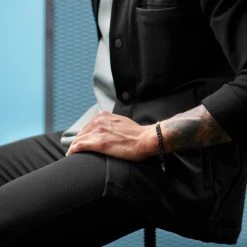 Lucleon Bracelet En Acier Argenté Et Bronze Gunmetal Carlos Amager à Double Maille Gourmette -Boutique Trendhim rst acpa collectionpage silverblack 23206 bjarkejohansen 1