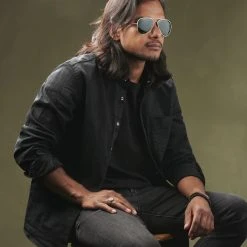 Paul Riley Lunettes Polarisantes Aviator Dorées à Verres Vert Foncé -Boutique Trendhim rst megashoot sunglas 13910 1 2