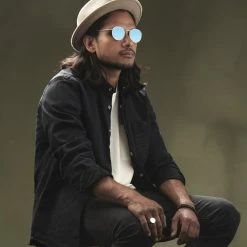 Paul Riley Lunettes De Soleil Polarisées Bleues "Le Dandy" -Boutique Trendhim rst megashoot sunglas 17147 1blue