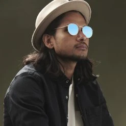 Paul Riley Lunettes De Soleil Polarisées Bleues "Le Dandy" -Boutique Trendhim rst megashoot sunglas 17147 2blue