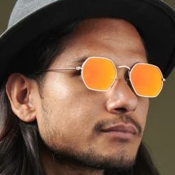 Paul Riley Lunettes De Soleil Groovy Orange Et Or -Boutique Trendhim rst megashoot sunglas 17160 2 bm