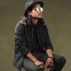 Paul Riley Lunettes De Soleil Groovy Bleu Et Or -Boutique Trendhim rst megashoot sunglas 17161 1