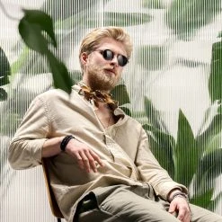 Arkai Occasus | Lunettes De Soleil En Titane Couleur Cuivre à Verres Ronds Polarisés 9 Arkai Occasus | Lunettes De Soleil En Titane Couleur Cuivre à Verres Ronds Polarisés -Boutique Trendhim rst spring 23 arkai sunglasses goldandsilver 1b 2