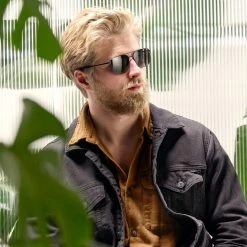 Lucleon Occasus | Lunettes De Soleil Carrées Aviator à Verres Bleus Polarisés -Boutique Trendhim rst spring 23 ll sunglasses square blackblack 1c