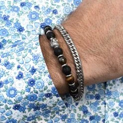 Fort Tempus Bracelet En Acier -Boutique Trendhim silver bracelet00