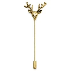 Warren Asher Boutonnière Cerf Doré