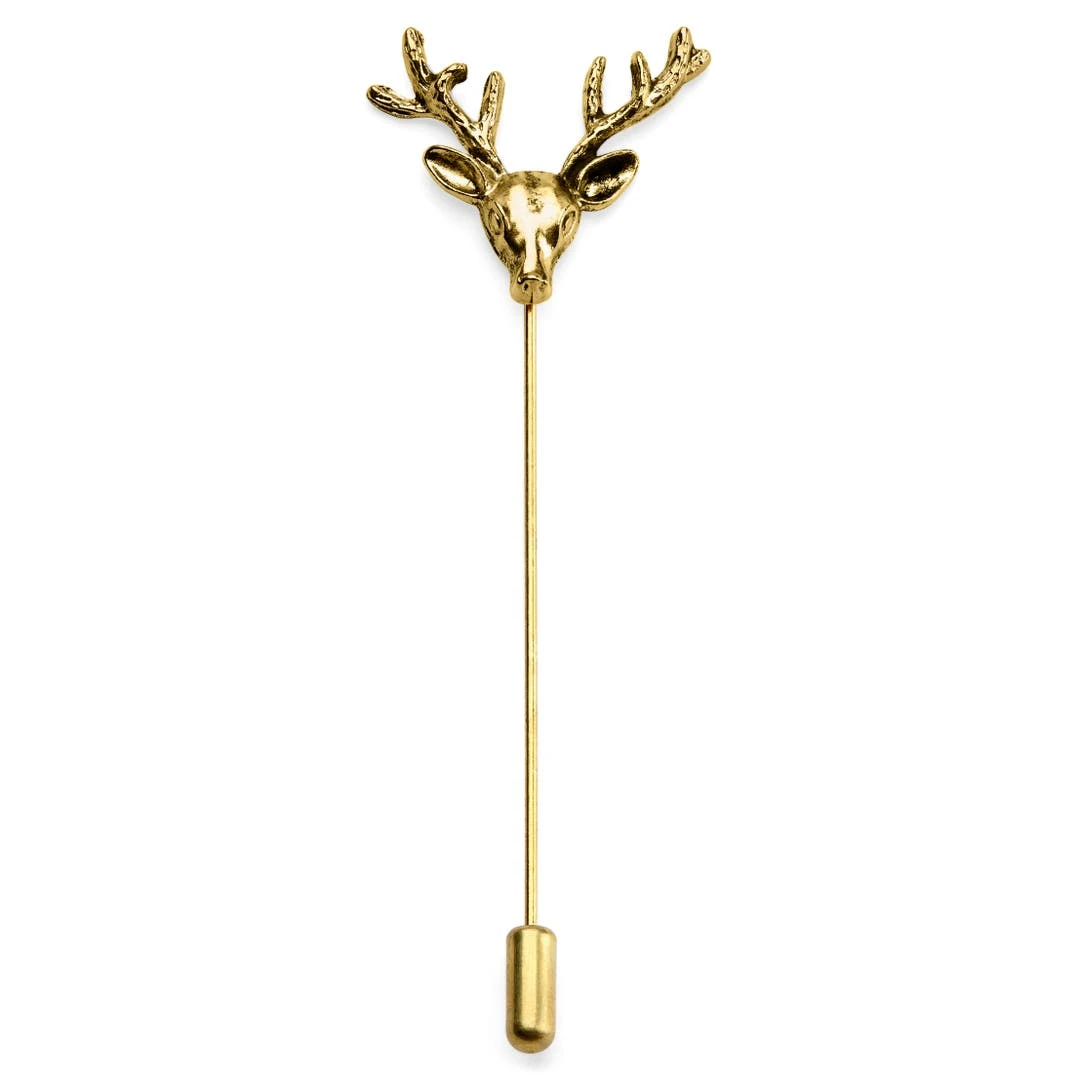 Warren Asher Boutonnière Cerf Doré 1 Warren Asher Boutonnière Cerf Doré