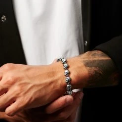 Arkai Bracelet Tête De Mort En Acier Ruben Rico 9 Arkai Bracelet Tête De Mort En Acier Ruben Rico -Boutique Trendhim ste arkai ms 23351 bjarkejohansen 1 1 3