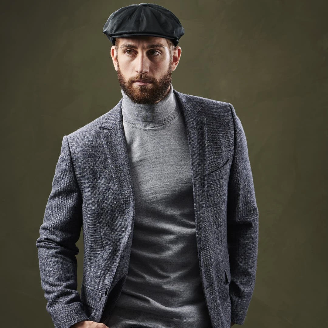 Fawler Casquette Gavroche Spicchi Noire 4 Fawler Casquette Gavroche Spicchi Noire – Image 4