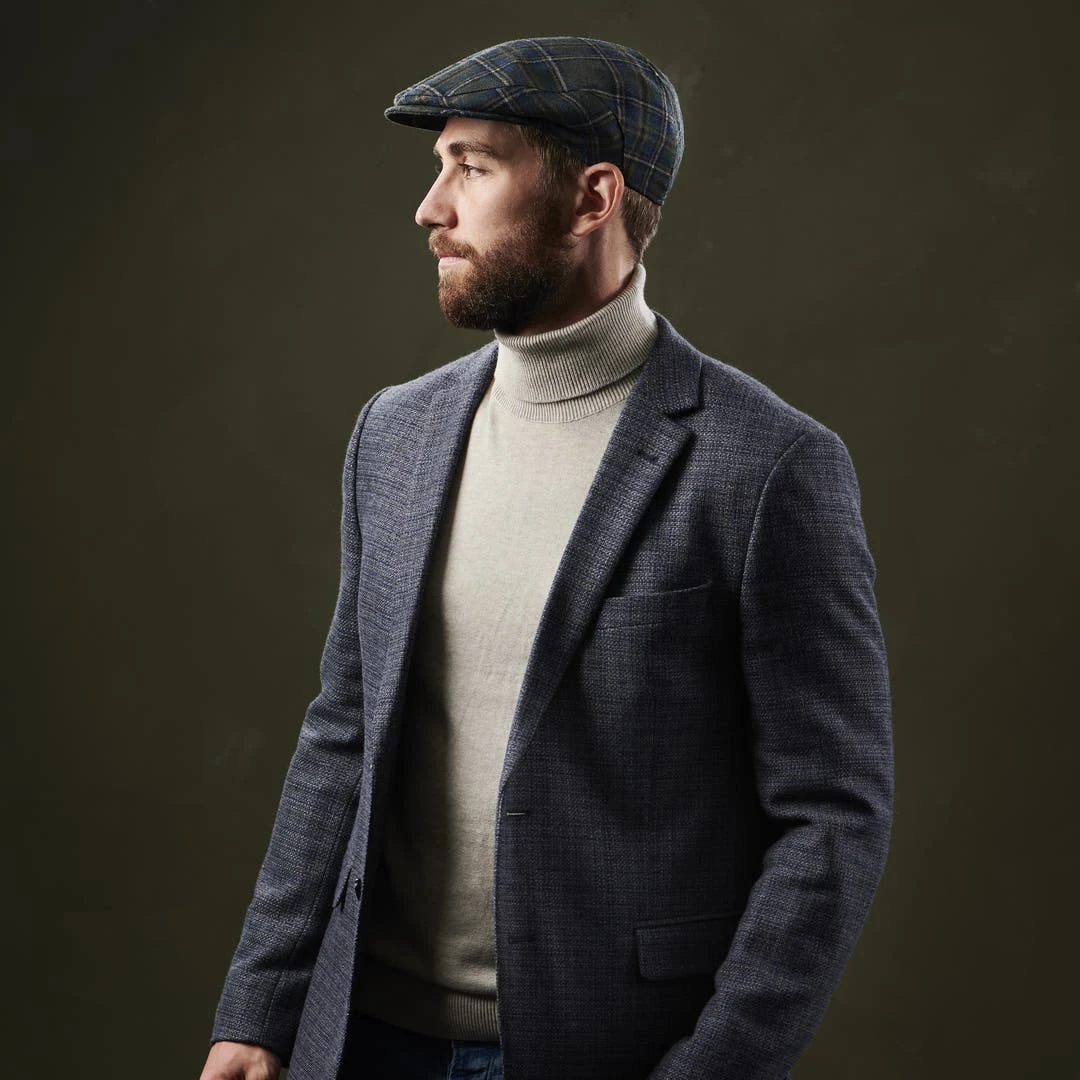 Fawler Casquette Plate Fido Ivy En Tartan Vert 4 Fawler Casquette Plate Fido Ivy En Tartan Vert – Image 4