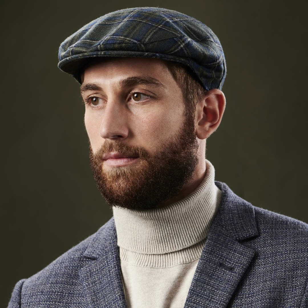 Fawler Casquette Plate Fido Ivy En Tartan Vert 3 Fawler Casquette Plate Fido Ivy En Tartan Vert – Image 3