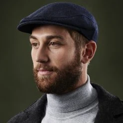 Fawler Casquette Plate Fido Eddye En Laine Bleue -Boutique Trendhim ste megashoot hats 17218 17