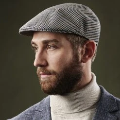 Fawler Casquette Plate à Carreaux Bruns Et Bleu Marine Massimo Moda -Boutique Trendhim ste megashoot hats 18032 7