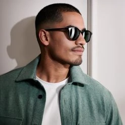 Waykins Lunettes De Soleil Noires Warrick Thea à Verres Polarisés Vert -Boutique Trendhim ste megashoot sunglasses 17 22866