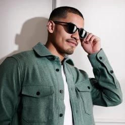 Waykins Lunettes De Soleil Noires Warrick Thea à Verres Polarisés Vert -Boutique Trendhim ste megashoot sunglasses 18 22866