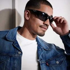 Moody Mason Lunettes De Soleil Polarisées Mick X Noires Et Grises - Catégorie 2 -Boutique Trendhim ste megashoot sunglasses 40 22809