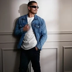 Moody Mason Lunettes De Soleil Polarisées Noires Et Grises Moses - Catégorie 3,5 -Boutique Trendhim ste megashoot sunglasses 45 22806