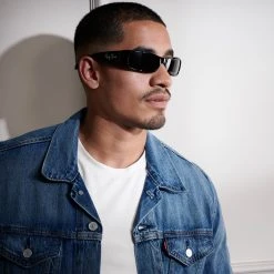 Moody Mason Lunettes De Soleil Polarisées Noires Et Grises Moses - Catégorie 3,5 -Boutique Trendhim ste megashoot sunglasses 46 22806