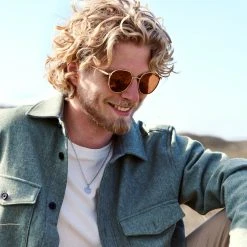 Waykins Lunettes De Soleil Dorées Willem Thea à Verres Bruns -Boutique Trendhim ste megashoot2 sunglasses 13 22883