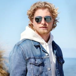 Waykins Lunettes De Soleil Aviateur Argentées Wells Thea à Verres Gris -Boutique Trendhim ste megashoot2 sunglasses 18 22889