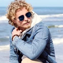 Waykins Lunettes De Soleil Aviateur Dorées Wells Thea à Verres Gris -Boutique Trendhim ste megashoot2 sunglasses 28 22887