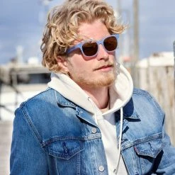 Waykins Lunettes De Soleil Bleues Wilder Thea à Verres Bruns Polarisés -Boutique Trendhim ste megashoot2 sunglasses 42 22862