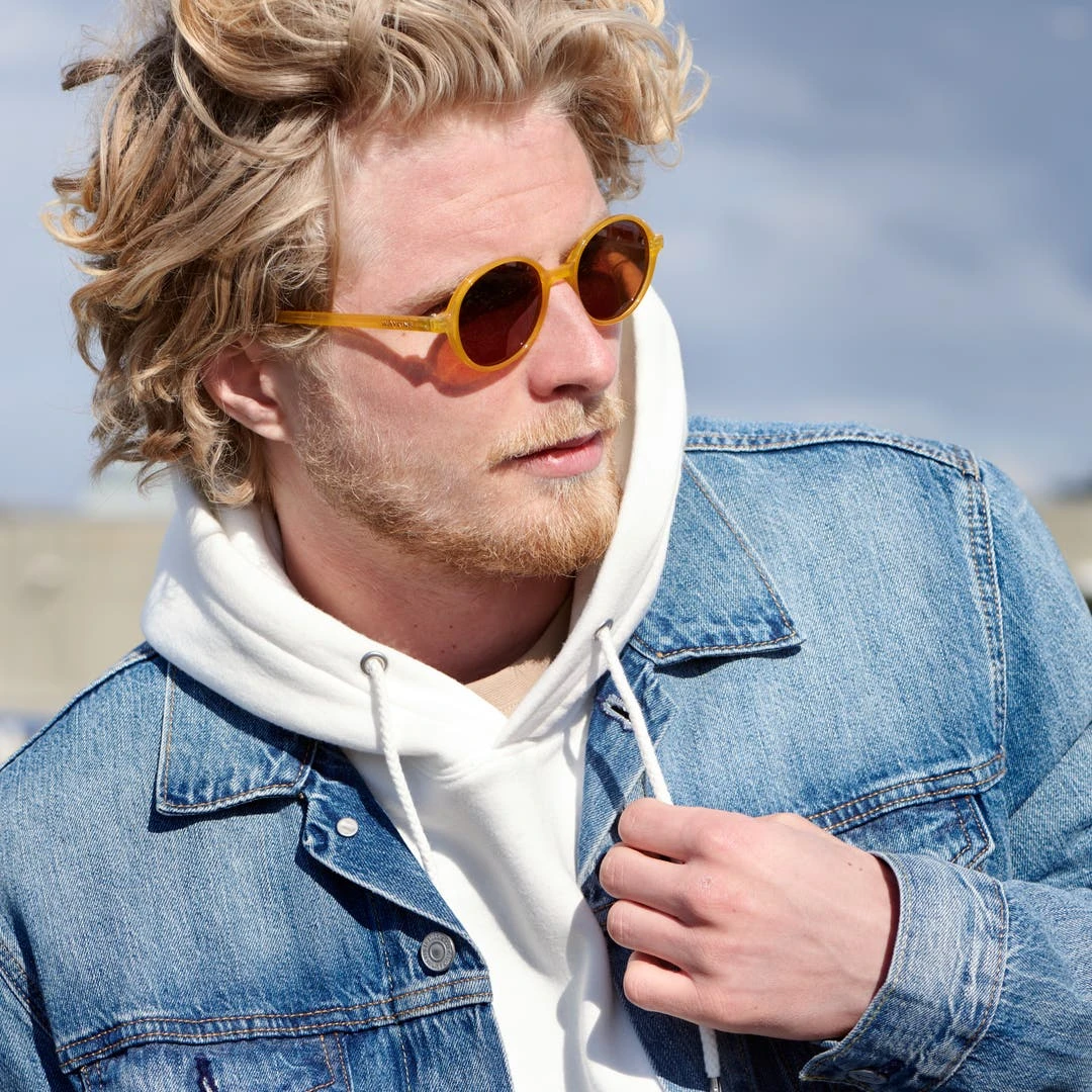 Waykins Lunettes De Soleil Polarisées Jaunes Walford Thea à Verres Bruns 4 Waykins Lunettes De Soleil Polarisées Jaunes Walford Thea à Verres Bruns – Image 4