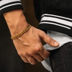 Lucleon Gourmette Dorée 8 Mm 8 Lucleon Gourmette Dorée 8 Mm -Boutique Trendhim sv5 sergio vol. 5 15100 bracelets 1