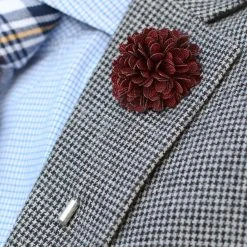 Warren Asher Boutonnière à Fleur Rouge -Boutique Trendhim vinr d reversn l